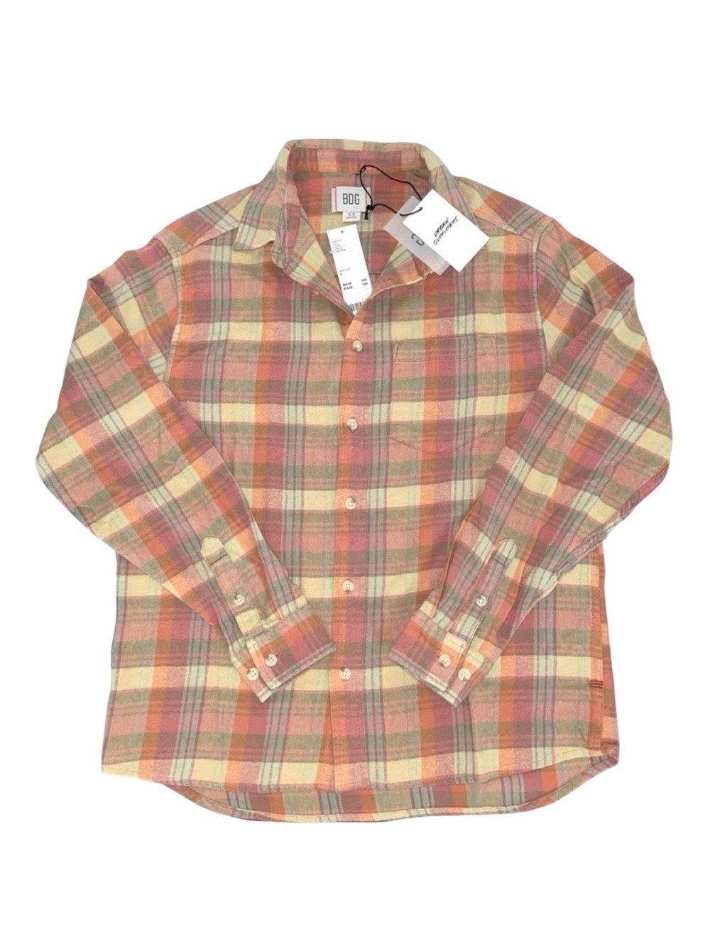Urban Outfitters Plaid Flannel Shirt BDG